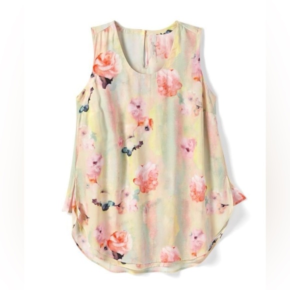 Melissa McCarthy Floral Tunice Sleeveless Blouse Size 1x - Picture 2 of 12